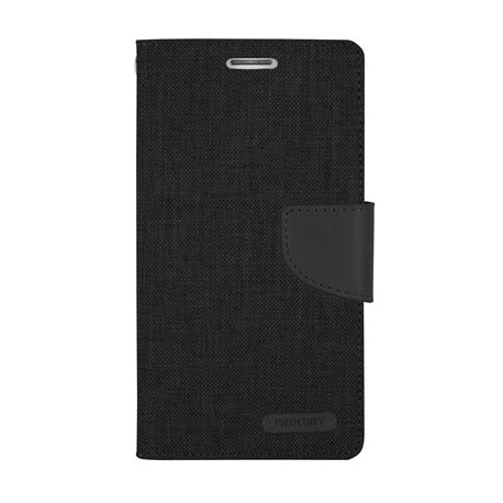 Goospery Canvas Diary Wallet Flip Cover Case by Mercury for Samsung Galaxy J3 (2017) (J327)