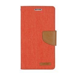 Goospery Canvas Diary Wallet Flip Cover Case by Mercury for Apple iPhone 7 Plus (7+)