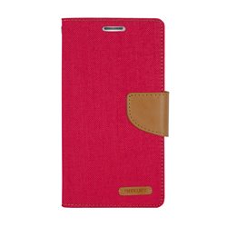 Goospery Canvas Diary Wallet Flip Cover Case by Mercury for Apple iPhone 7 Plus (7+)