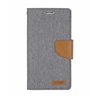 Goospery Canvas Diary Wallet Flip Cover Case by Mercury for Apple iPad 2