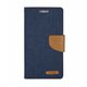 Goospery Canvas Diary Wallet Flip Cover Case by Mercury for Apple iPad 2