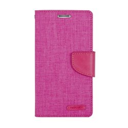 Goospery Canvas Diary Wallet Flip Cover Case by Mercury for Apple iPad 2